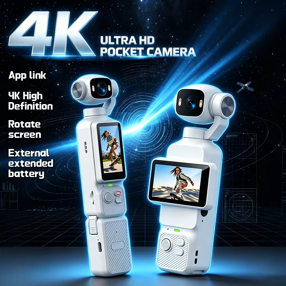 Action Camera Optical Image Stabilization - كاميرا جيمبال محمولة باليد LK-033 بدقة