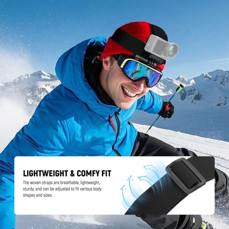 Action Camera Chest Strap Harness Mount - عرض خاص: حزام تثبيت على الصدر