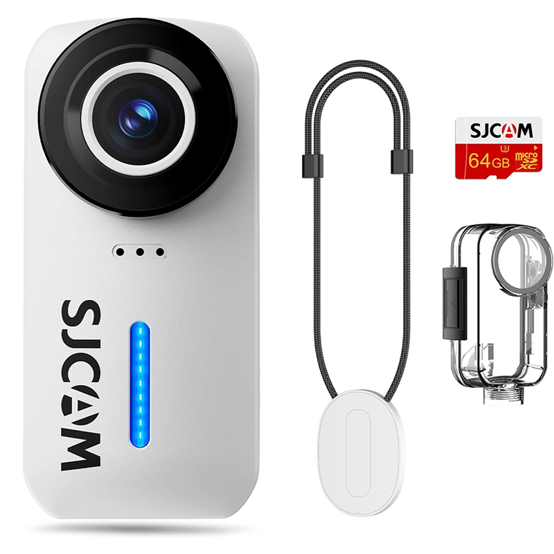 Action Camera Waterproof 30M Without Case - C110 + Plus 64GB SJCAM قلادة