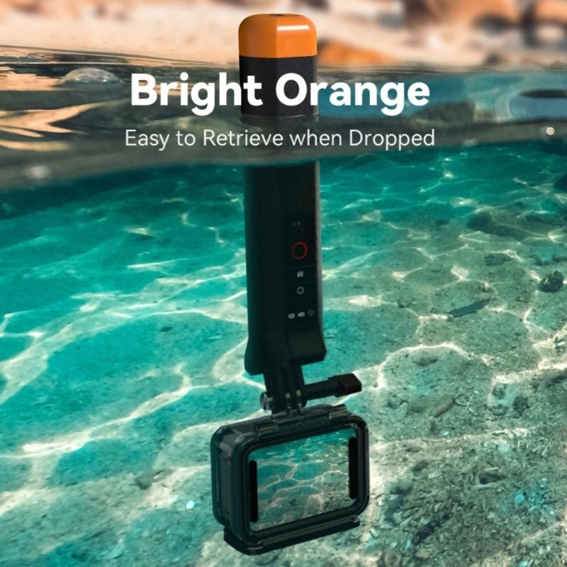 Action Camera Floating Handle Grip - E56B قبضة اليد العائمة جبل متوافق
