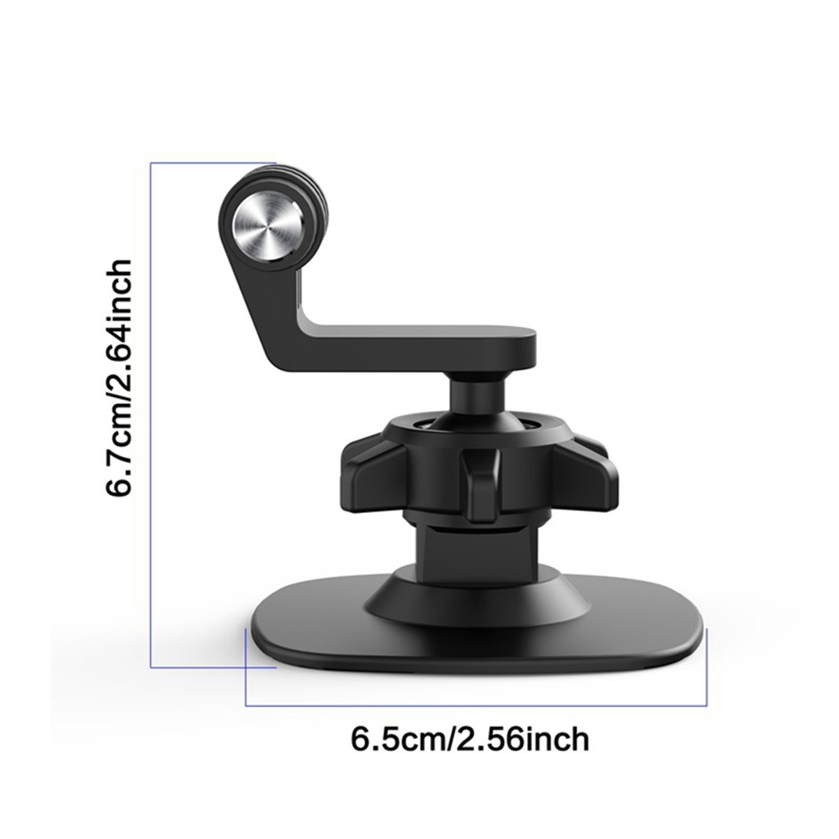 Action Camera Motorcycle Helmet Mount - قاعدة تثبيت مرنة وقابلة للتكيف A73T