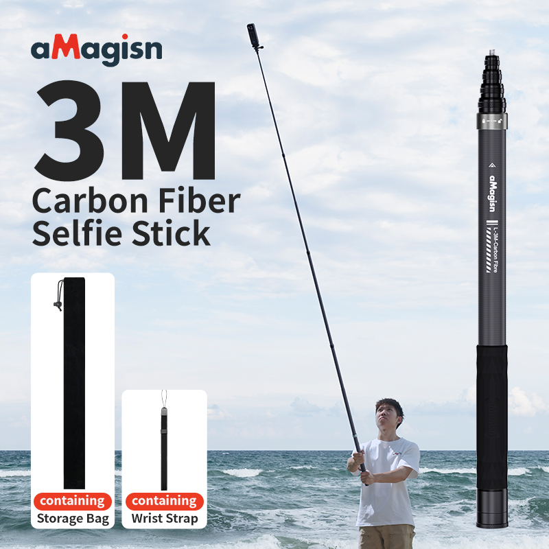 Action Camera Selfie Stick Invisible - عصا سيلفي غير مرئية من aMagisn