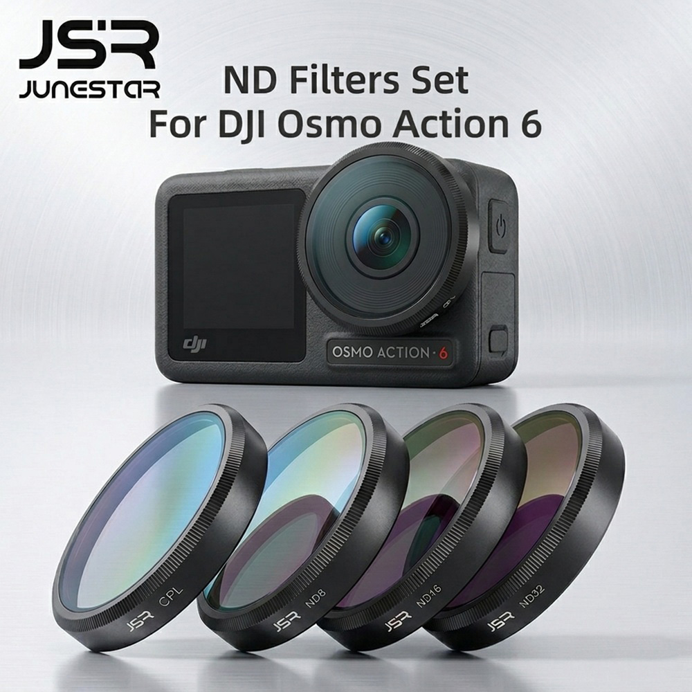 Action Camera Nd Filter Set 4K - فلتر ND من JSR لـ DJI