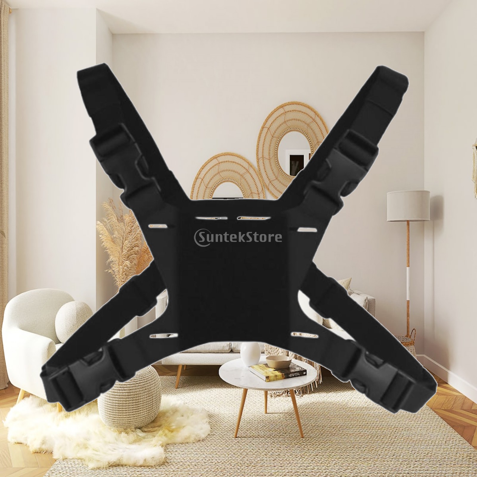Action Camera Chest Strap Harness Mount - حزام تثبيت على الصدر لكاميرا الحركة،