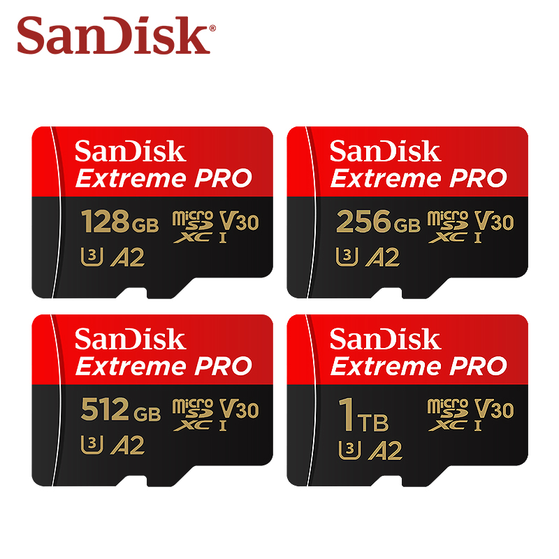 Action Camera Micro Sd Card 128Gb V30 - بطاقة ذاكرة SanDisk Extreme PRO TF