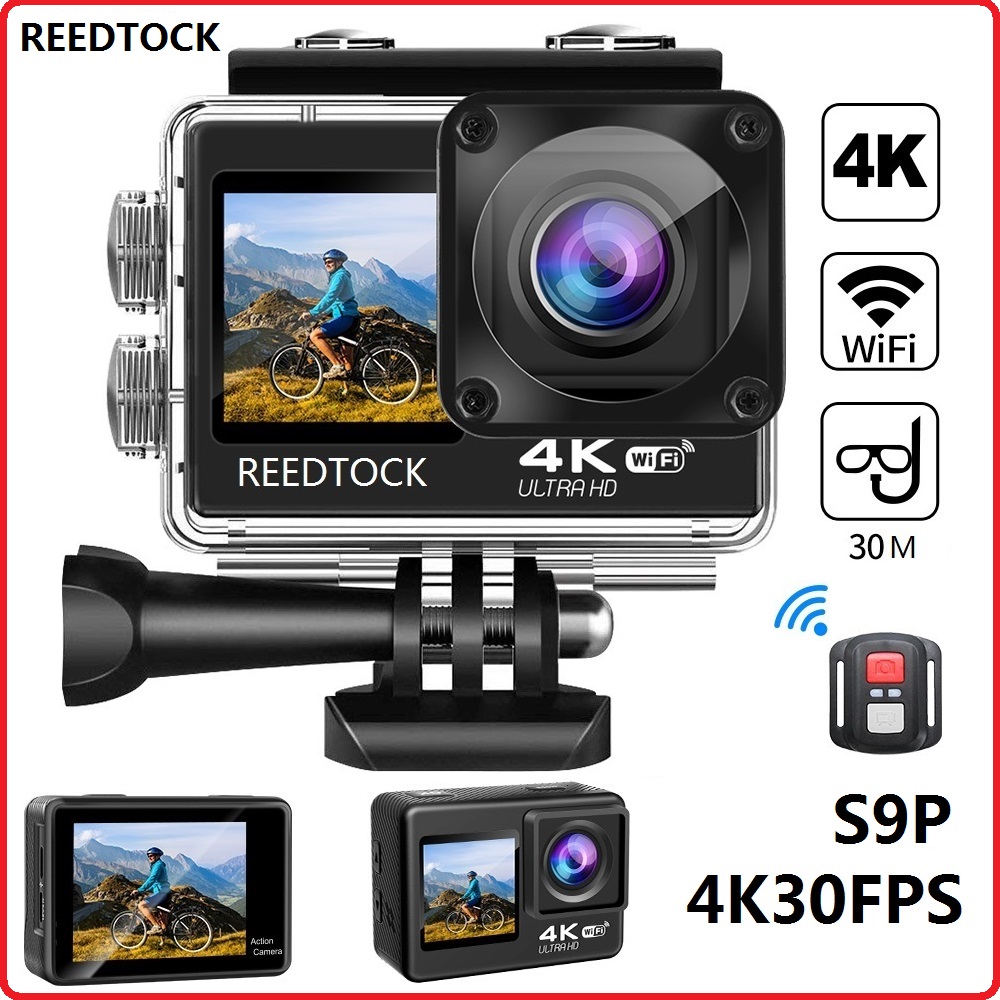 Action Camera 4K 60Fps Dual Screen - كاميرا الحركة 4K/30FPS مع شاشات مزدوجة