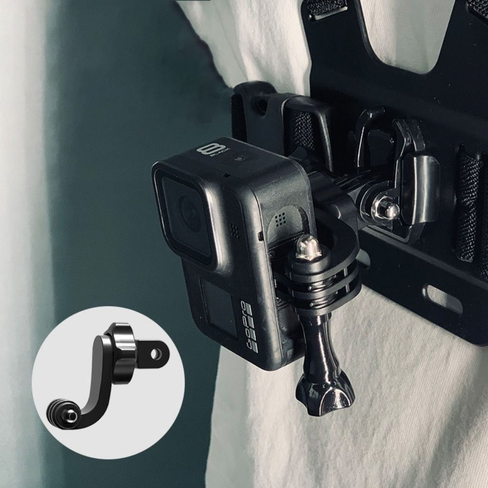Action Camera Motorcycle Helmet Mount - عالمي 360 ° محول قوس عمودي