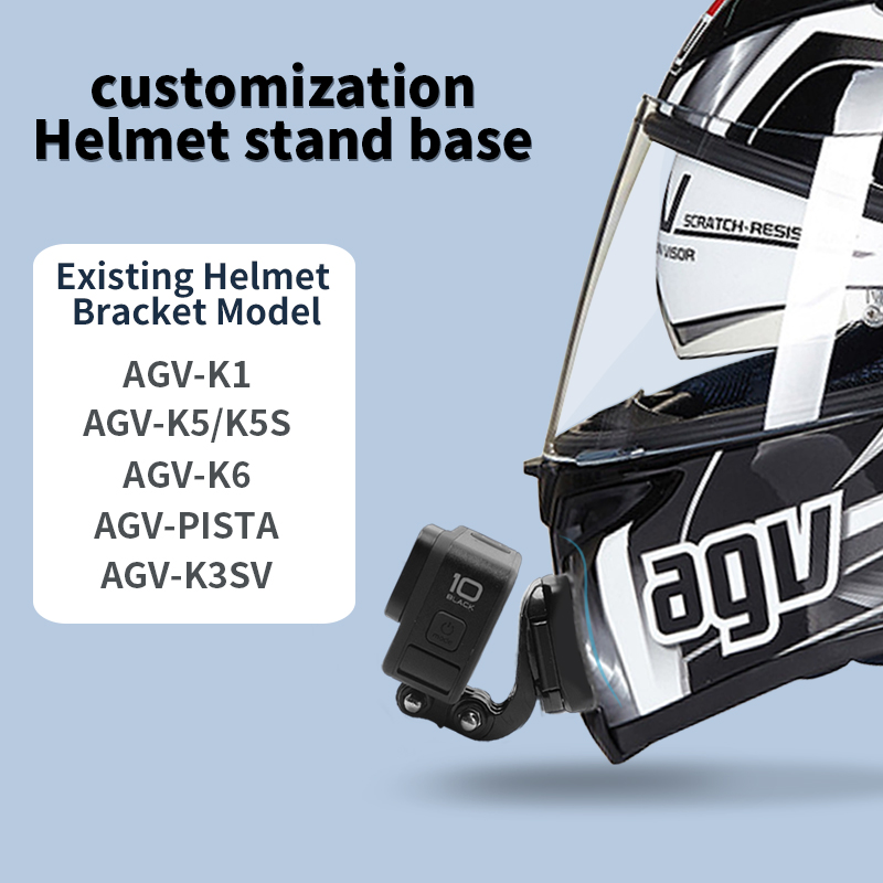 خوذة دراجة نارية مخصصة ممتازة  - مراجعة Action Camera Motorcycle Helmet Mount وسعره