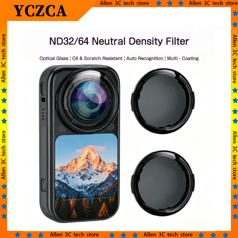 فلتر عدسة Yczca لكاميرا Insta3 - مراجعة Action Camera Nd Filter Set 4K وسعره