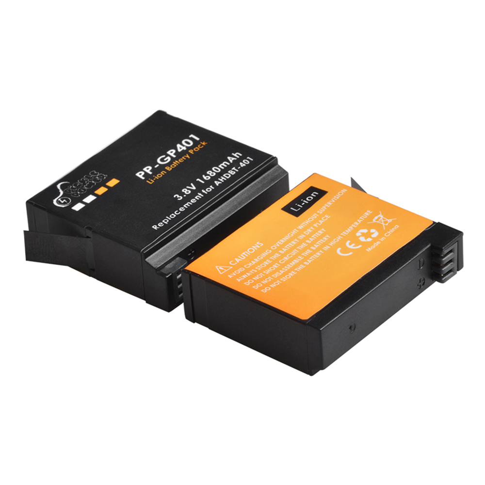 بطارية AHDBT-401 بقدرة 1680 مل - مراجعة Action Camera Battery Charger Dual Pack وسعره