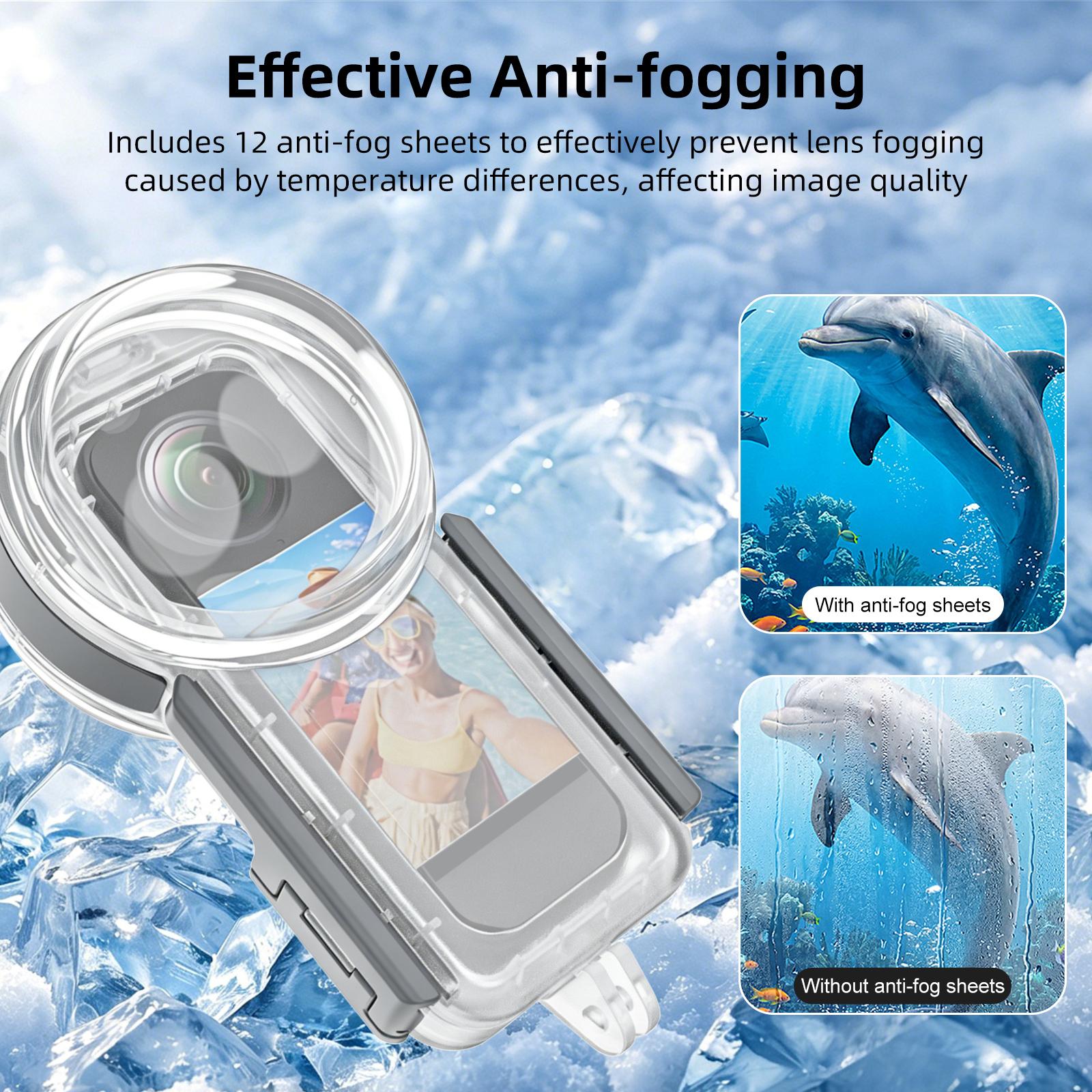 حافظة غوص مقاومة للماء حتى عمق - مراجعة Action Camera Diving Case Underwater 60M وسعره