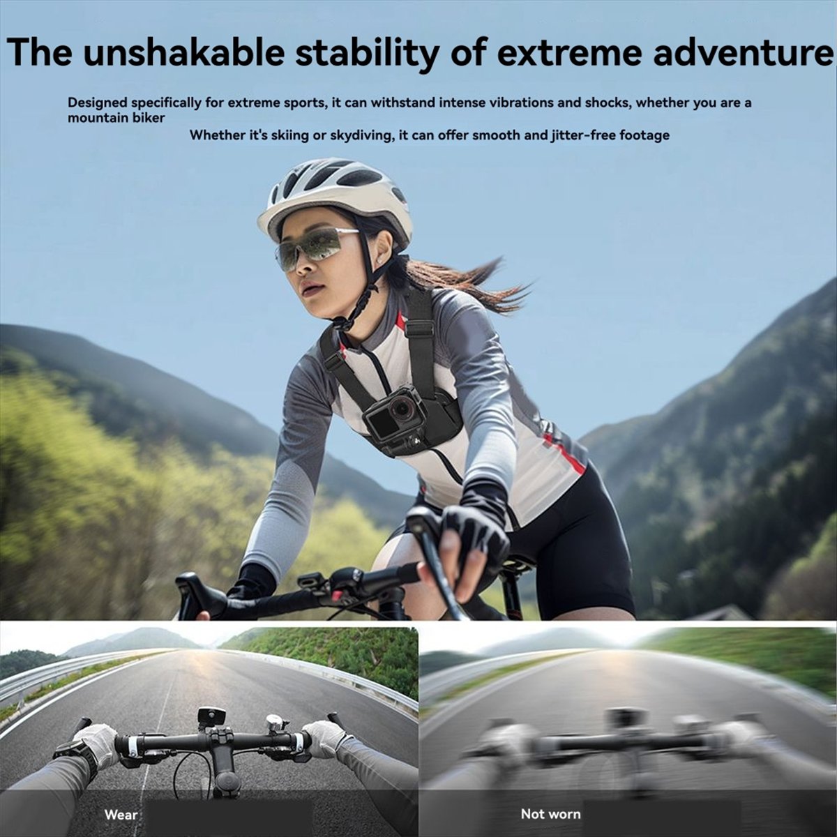 حزام صدر (ABDH) لكاميرات Insta - مراجعة Action Camera Chest Strap Harness Mount وسعره
