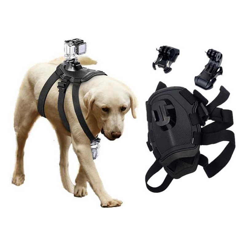الكلب تسخير شريط للصدر قاعدة ت - مراجعة Action Camera Chest Strap Harness Mount وسعره
