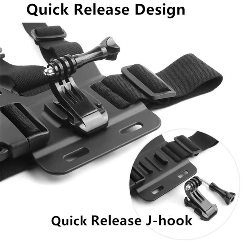 حزام تثبيت على الصدر والرأس لك - مراجعة Action Camera Chest Strap Harness Mount وسعره