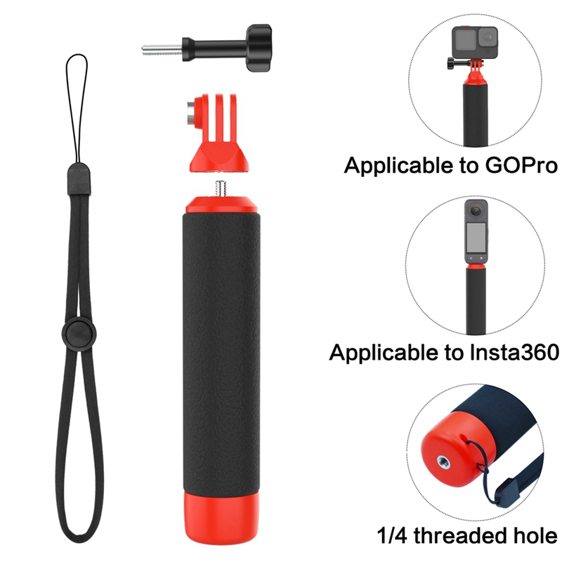 كاميرا رياضية تطفو ل DJI Osmo  - مراجعة Action Camera Floating Handle Grip وسعره