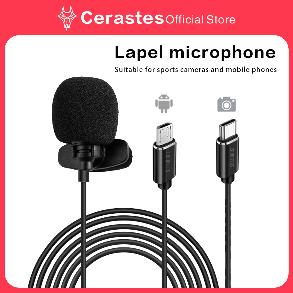 عالية الدقة الخارجية ميكروفون  - مراجعة Action Camera External Microphone Usb وسعره
