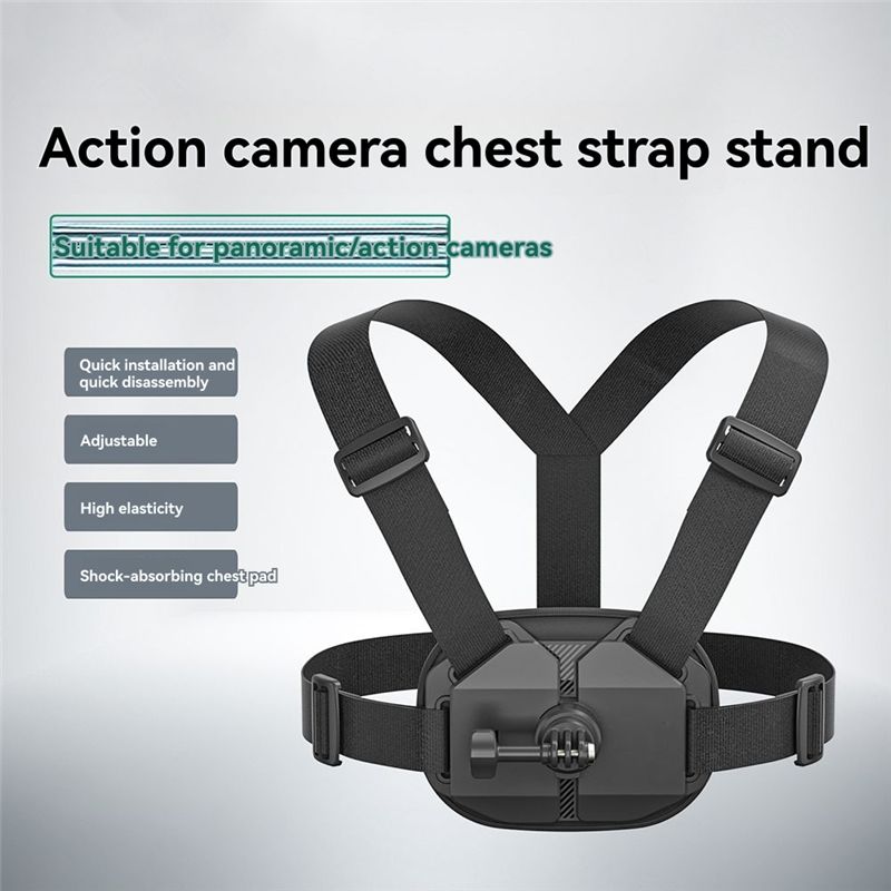 حزام صدر B92B لتثبيت الكاميرا  - مراجعة Action Camera Chest Strap Harness Mount وسعره