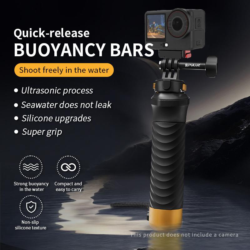 مقبض يدوي عائم سريع الفك للكام - مراجعة Action Camera Floating Handle Grip وسعره