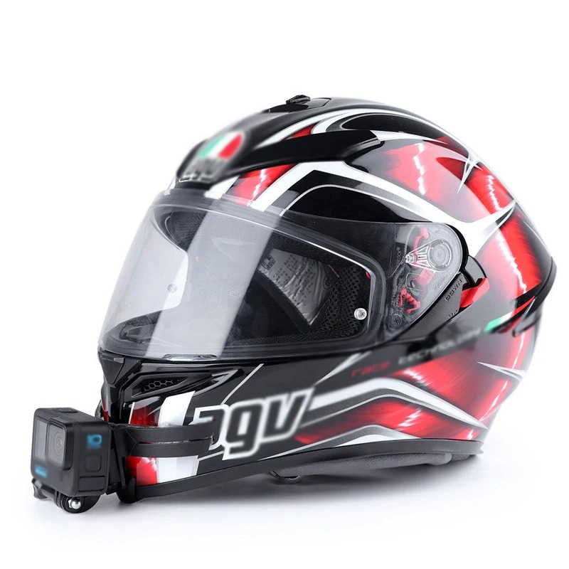 متوافق مع GoPro 13-8 و DJI Act - مراجعة Action Camera Motorcycle Helmet Mount وسعره
