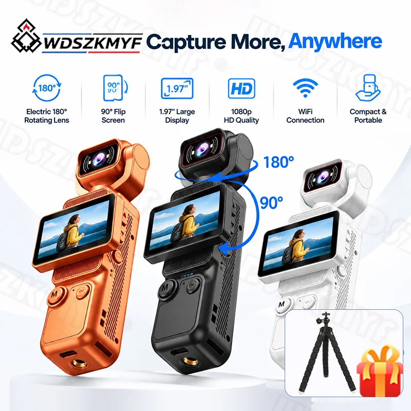 كاميرا صغيرة محمولة واي فاي 18 - مراجعة Action Camera Optical Image Stabilization وسعره