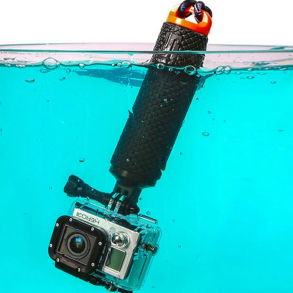 المياه العائمة قبضة اليد مقبض  - مراجعة Action Camera Floating Handle Grip وسعره