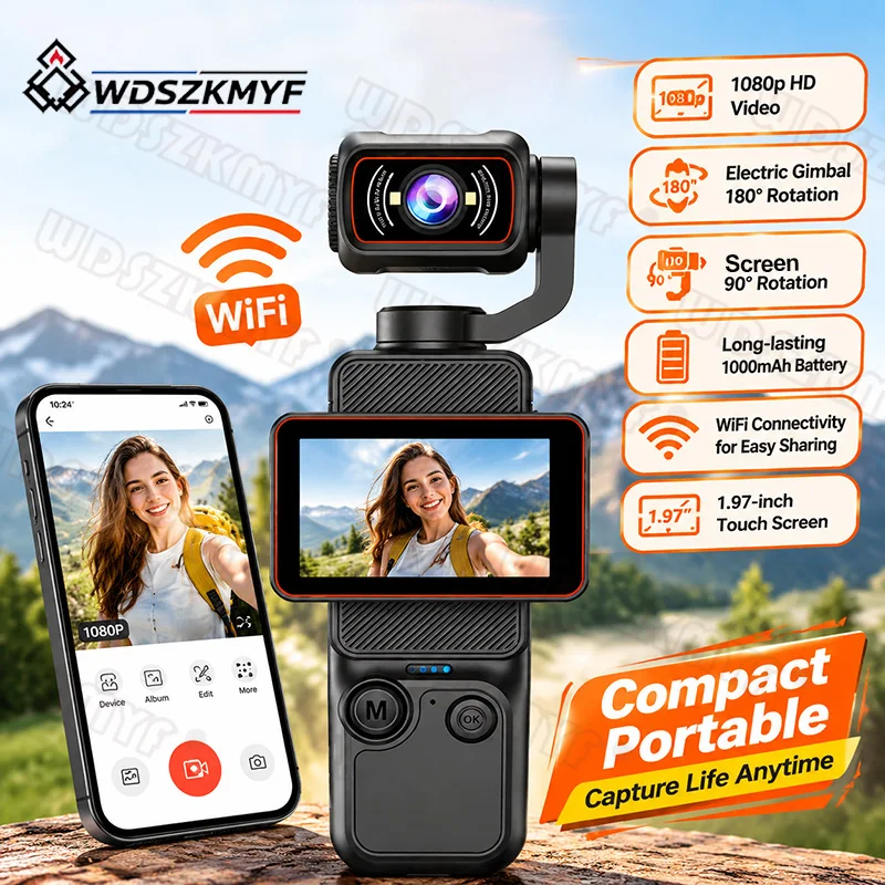 كاميرا فيديو محمولة بتقنية الو - مراجعة Action Camera Optical Image Stabilization وسعره