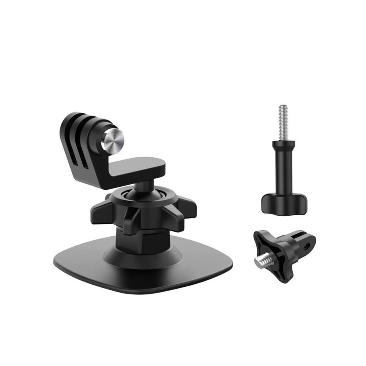 قاعدة تثبيت مرنة وقابلة للتكيف - مراجعة Action Camera Motorcycle Helmet Mount وسعره