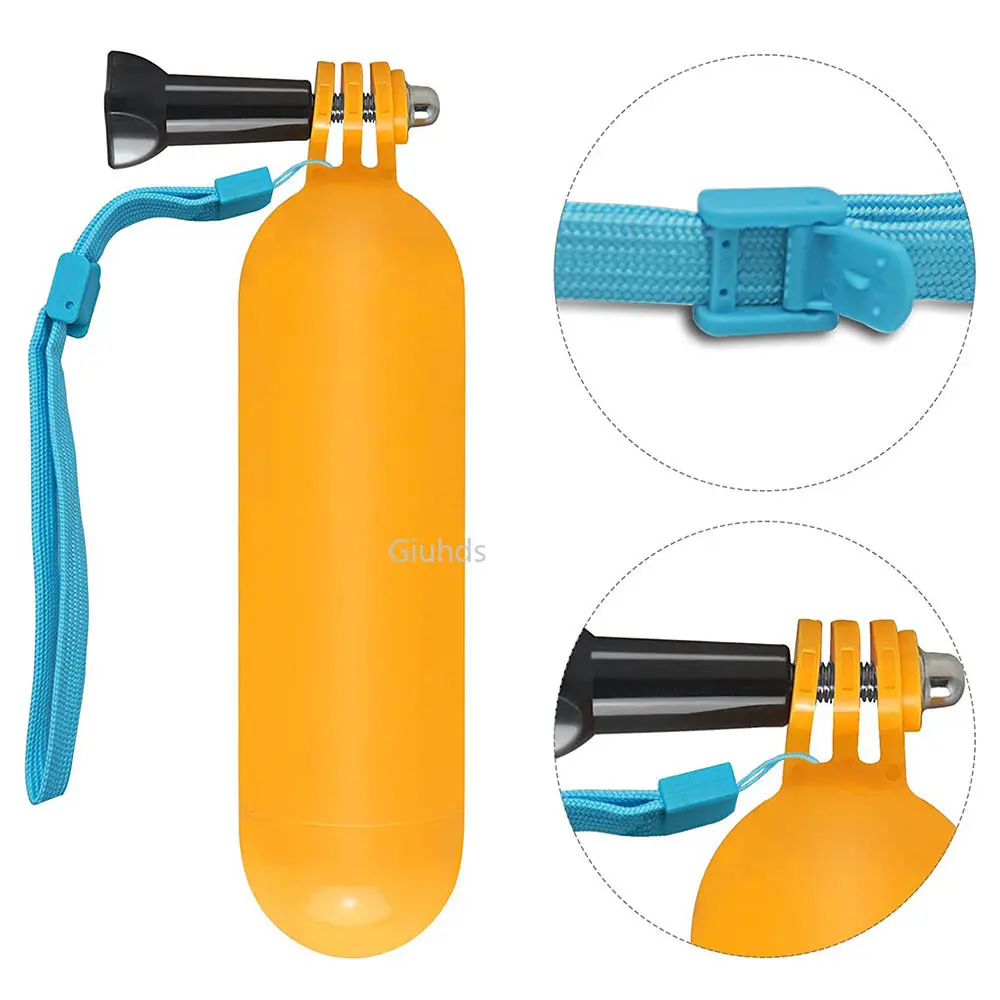 الأصفر تعويم عصا ل gopro بطل 1 - مراجعة Action Camera Floating Handle Grip وسعره