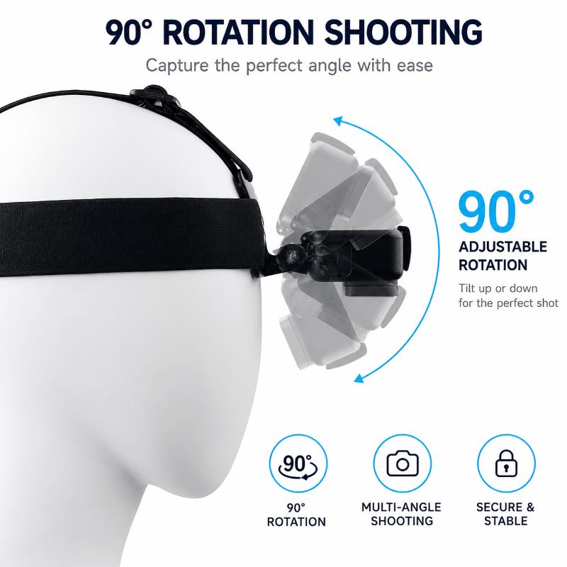 【مجموعة حامل هاتف محمول مع حزا - مراجعة Action Camera Chest Strap Harness Mount وسعره