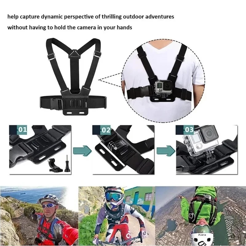 مجموعة ملحقات تثبيت على الصدر  - مراجعة Action Camera Floating Handle Grip وسعره