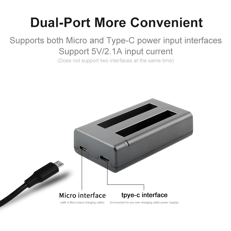 حزمة بطارية IS360X3B لبطارية I - مراجعة Action Camera Battery Charger Dual Pack وسعره