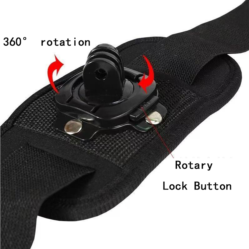 حزام كتف لكاميرا الحركة 360 در - مراجعة Action Camera Chest Strap Harness Mount وسعره