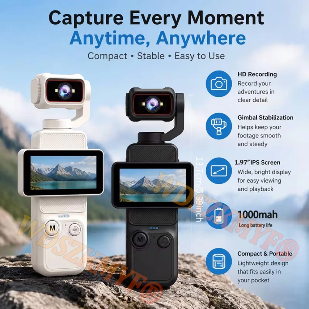 كاميرا أكشن محمولة جديدة 180 ° - مراجعة Action Camera Optical Image Stabilization وسعره