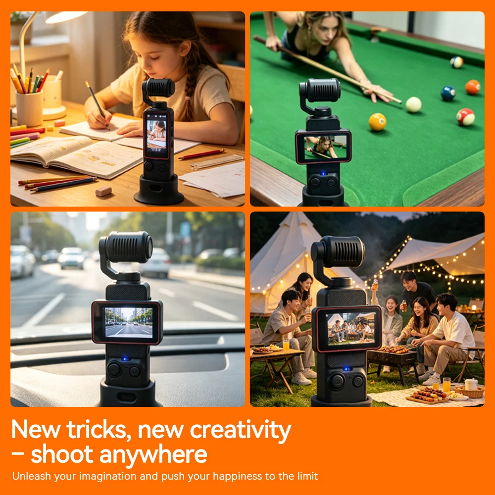 كاميرا أكشن محمولة جديدة 180 ° - مراجعة Action Camera Optical Image Stabilization وسعره