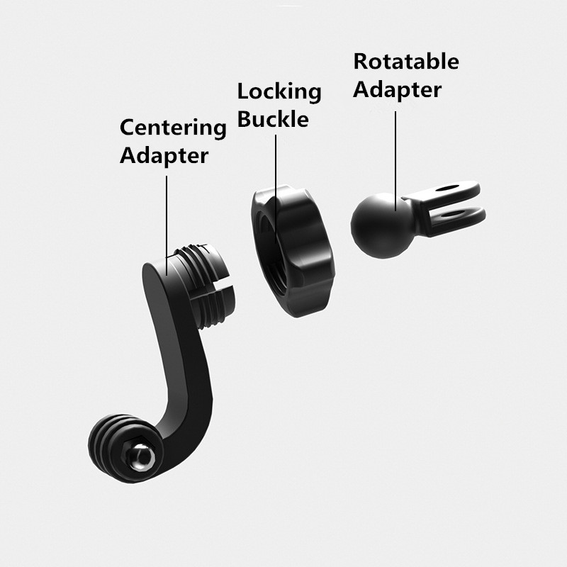 محول قوس عمودي عالمي ل GoPro ، - مراجعة Action Camera Motorcycle Helmet Mount وسعره
