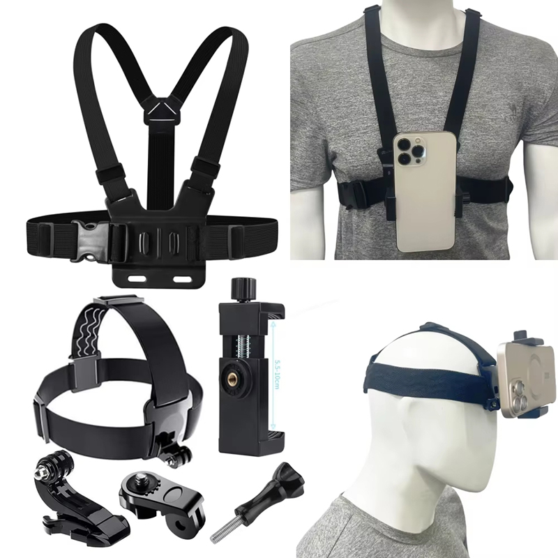 ل GoPro بطل ركوب حزام الرأس ال - مراجعة Action Camera Chest Strap Harness Mount وسعره