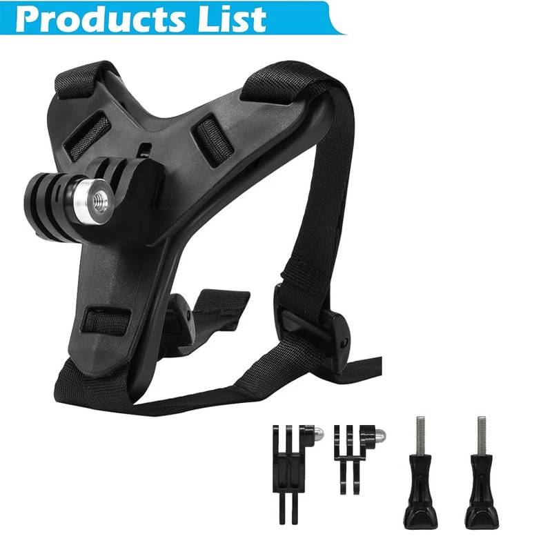 حامل تثبيت على حزام خوذة الدرا - مراجعة Action Camera Motorcycle Helmet Mount وسعره