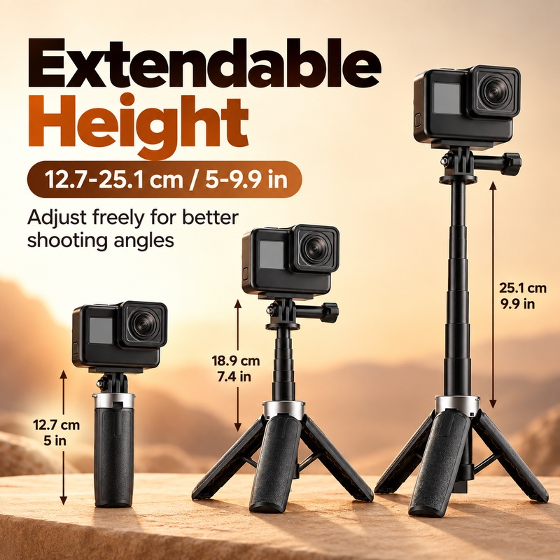 حامل ثلاثي القوائم X30 متوافق  - مراجعة Action Camera Selfie Stick Invisible وسعره