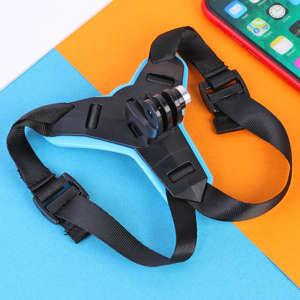 دراجة نارية خوذة حزام جبل الجب - مراجعة Action Camera Motorcycle Helmet Mount وسعره