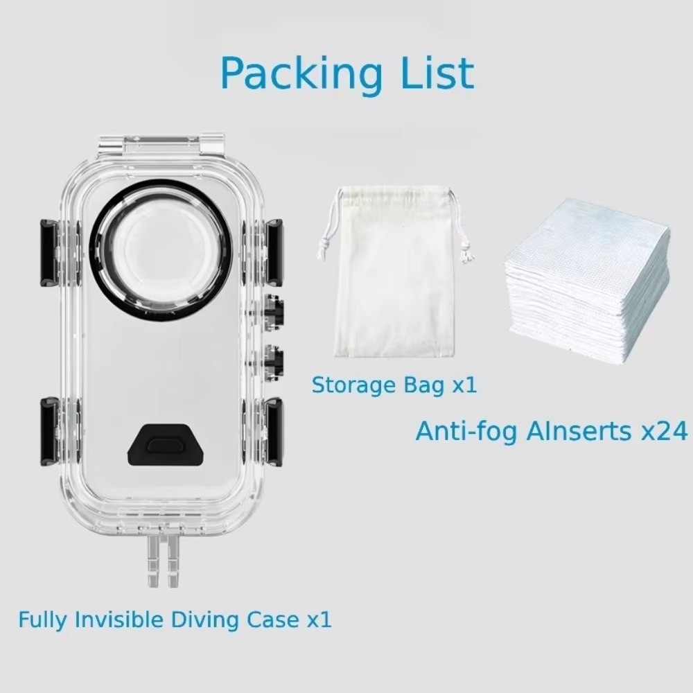 حافظة غوص غير مرئية بعمق 60 مت - مراجعة Action Camera Diving Case Underwater 60M وسعره