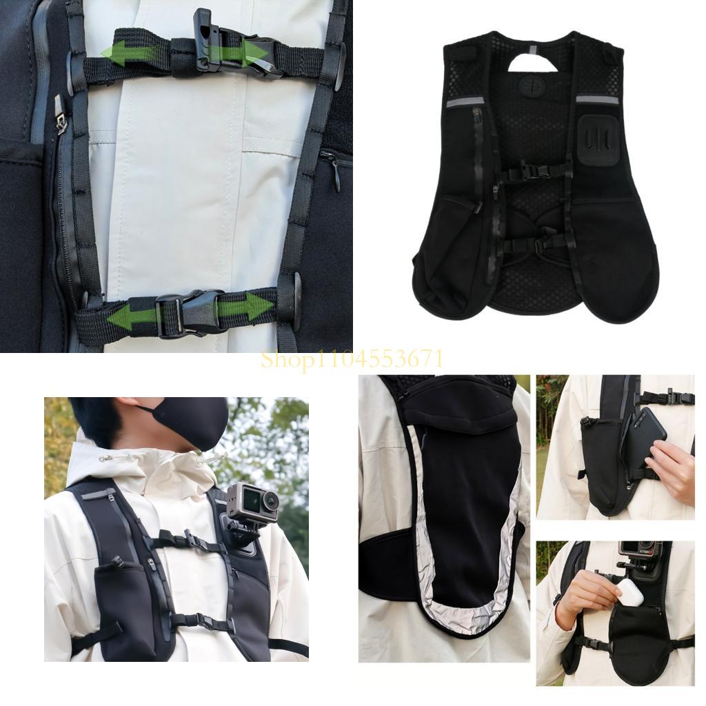 أفضل بائع حزام تثبيت على الصدر - مراجعة Action Camera Chest Strap Harness Mount وسعره