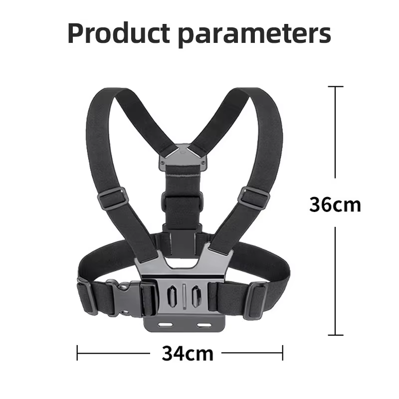 جبل حزام شريط للصدر ل Gopro He - مراجعة Action Camera Chest Strap Harness Mount وسعره