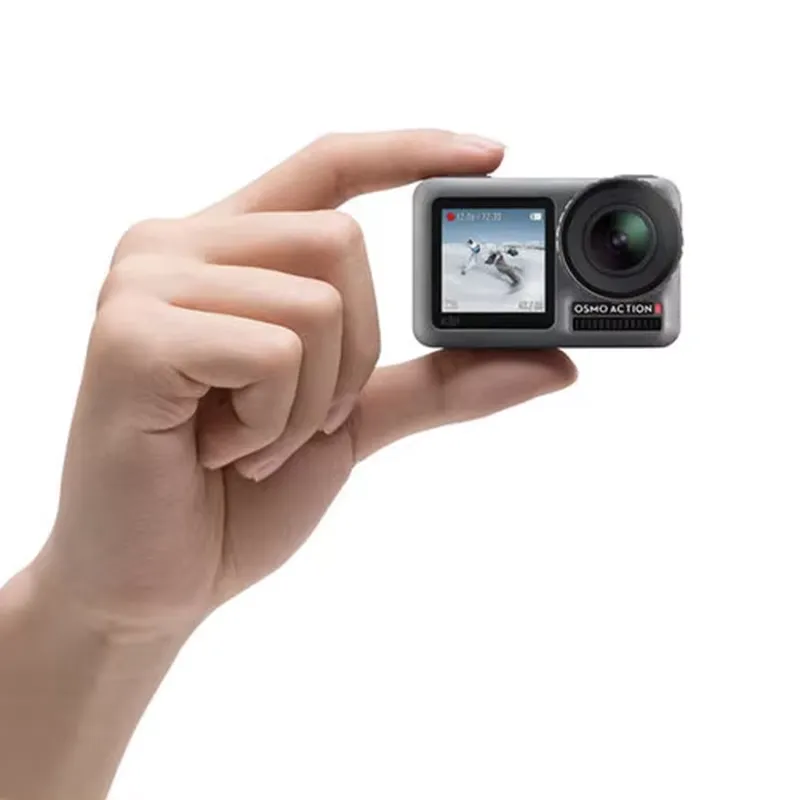 كاميرا أكشن أوسمو بشاشتين مزدو - مراجعة Action Camera 4K 60Fps Dual Screen وسعره