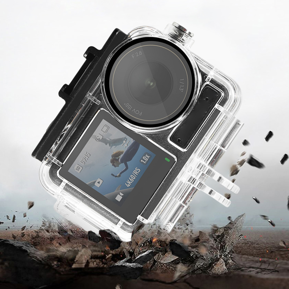 حافظة مقاومة للماء بطول 60 متر - مراجعة Action Camera Diving Case Underwater 60M وسعره
